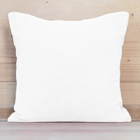 Biante Mušelínová obliečka na vankúš MSN-079 Snehovo biela 45 x 45 cm