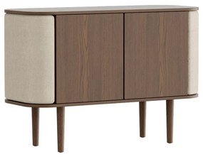 Hnedo-béžová nízka komoda v dekore duba 109x75 cm Treasures – UMAGE