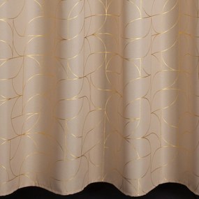 ZÁVES NA KRÚŽKOCH EVI 140X250 CM BÉŽOVÁ