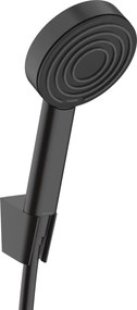 Hansgrohe Pulsify S, súprava so sprchovým držiakom 105 1jet so sprchovou hadicou 1250 mm, matná čierna, HAN-24301670
