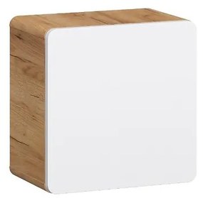 Závesná skrinka Bronx 35 cube dub craft-biely