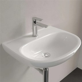 VILLEROY &amp; BOCH O.novo závesné umývadlo s otvorom, bez prepadu, 550 x 440 mm, biela alpská, 4A405601