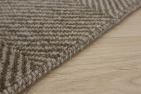 Mujkoberec Original, Ručne viazaný indický koberec Sirsa 1311 brown, 60x90, béžová, obývacia izba