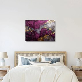 Sklenený obraz - Textúrovanie abstrakcie (70x50 cm)