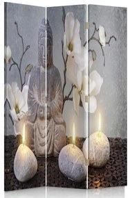 Gario Paraván Budha vo svetle sviečok Rozmery: 110 x 170 cm, Prevedenie: Klasický paraván