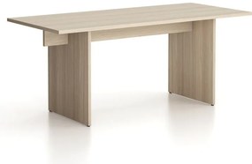 Kancelársky stôl single SOLID, 180x80 cm, dub prírodný