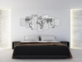 Mapa sveta - obraz