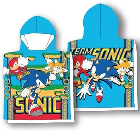 Detské bavlnené pončo Sonic 55x110cm Faro