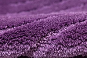 Kúpeľňový koberček Sara fialový, vlny