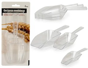 CONFORTIME 2. akosť - Súprava 3 odmeriek, lopatiek na sypké potraviny, súprava 3ks LOPA