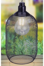 ProGarden Svietidlo solárne závesné s LED žiarovkou 27 x 15 cm