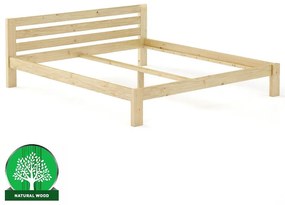 Posteľ borovica LK105–180x200 surová