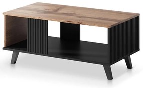 Konferenčný stolík Random Law dub wotan/čierna