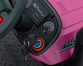 Ramiz Detský traktor GROW 1804 ružový