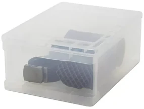 2. akosť - Transparentná zásuvka, šuplík, výsuvný úložný box, CASTOMIX / A4