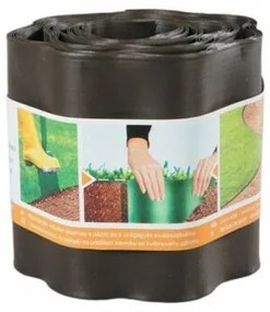 Plastová obruba 9 m, hnedá,