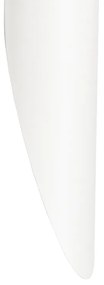 Moderná nástenná lampa biela - Slam