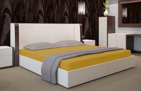 Dekorstudio Prestieradlo Jersey s gumičkou horčicové PRZJ-046 Rozmer plachty: 90x200cm