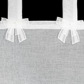 ZÁCLONA NA PÚTKACH ALEXANDRA 140X250 CM BIELA