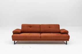 Dizajnová 3-miestna sedačka Vatusia 239 cm oranžová