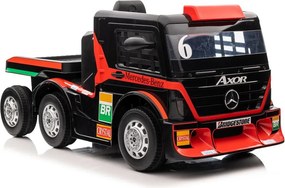 LEAN CARS Elektrické autíčko Mercedes s návesom XMX622B, LCD, červené