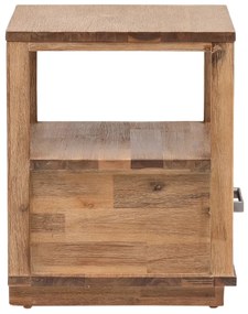 furniture-nabytek.cz - Masívny nočný stolík Woodville z akácie, lakovaný, hnedý