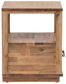 furniture-nabytek.cz - Masívny nočný stolík Woodville z akácie, lakovaný, hnedý