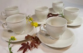 Thun obedová súprava  Bernadotte biela 26-dielná