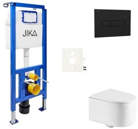 Závesný wc set SAT do ľahkých stien / predstenová bez splachovacího okruhu SIKOJSTOR72CRM