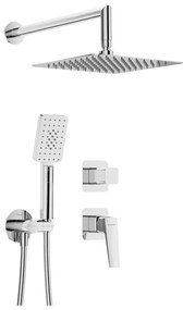 Deante NQL_09YK - Sprchová súprava s podomietkovou batériou BLUR v lesklom chróme