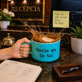 Ahome Hrnček makronka - Serie ma to tu! Vyberte farbu: Mätová
