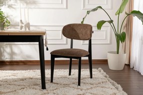 Sada jedálenských stoličiek Lionte Brown andBlack, 2 ks