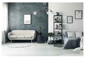 Stropné svietidlo Edison 3, chrómové telo svietidla