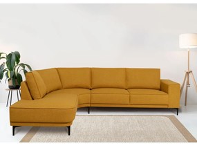 Rohová pohovka v horčicovej farbe (ľavý roh) Copenhagen – Scandic