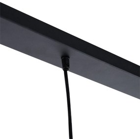 Moderné závesné svietidlo čierne 3-svetlo - Koopa