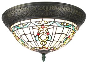 Tiffany stropné svietidlo vitráž Ø38