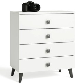 Komoda MOBI K-04 bílá/černá