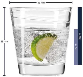 Leonardo pohár Vario 250 ml 6 ks