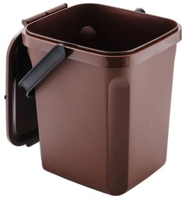 Denox Active odpadkový kôš na organický odpad 10 l, hnedý
