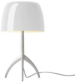 Foscarini Lumiere piccola hliník/biela stmieva