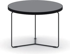 Okrúhly konferenčný stôl TENDER, priemer 50 cm, grafit