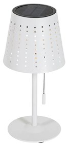 Vonkajšia stolná lampa biela vrátane LED 3-stupňovo stmievateľná nabíjateľná a solárna - Ferre