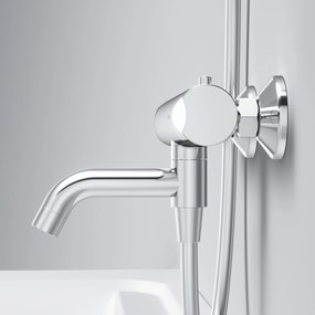 Vaňová a sprchová batéria AM.PM Hit FTA50000 termostat, chróm