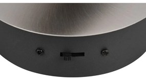 Čierne/v striebornej farbe LED nástenné svietidlo Orbit – Trio Select