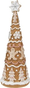 Dekorácia vianočný perníkový stromček Gingerbread Tree - Ø 14*37 cm