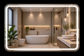 LED zrkadlo 60x80 cm
