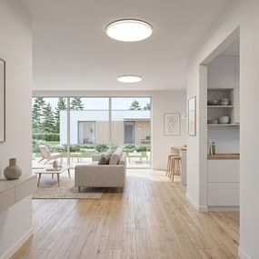 LED stropné svietidlo HUGO LED/16/24/32W/230V 3000/4000/6500K pr. 37 cm IP54 biele