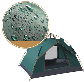 Zelený stan pre 3 osoby 2x2x1,35m