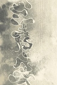 Koberec Agnella Isfahan Aszra sivý