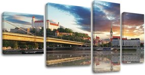 Obraz na plátne 4 dielny SLOVENSKO SK021E40